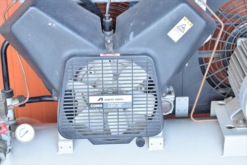 【3.7kW】コンプレッサー アネスト岩田 TLD37-10中古