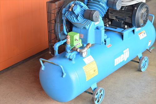【2.2kW】コンプレッサー 明治機械 GK-22TCA 6P中古
