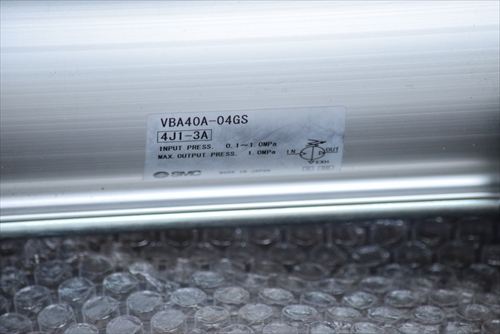 増圧弁 SMC VBA40A-04GS中古