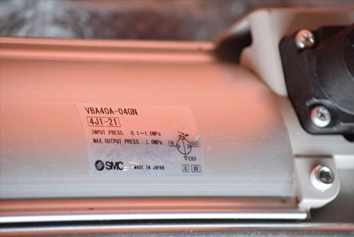 増圧弁 SMC VBA40A-04GN中古