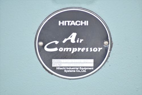 【7.5kW】コンプレッサー 日立産機システム 7.5P-9.5VA6中古