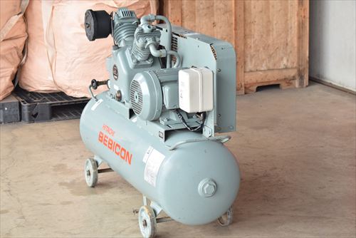【3.7kW】コンプレッサー 日立産機システム 3.7P-9.5VB6中古