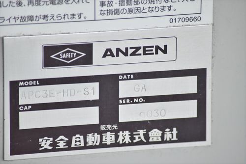 【2.2kW】コンプレッサー 安全自動車 APC3E-HD-S1中古