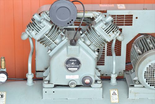 【2.2kW】コンプレッサー 日立産機システム 2.2P-9.5VA6中古