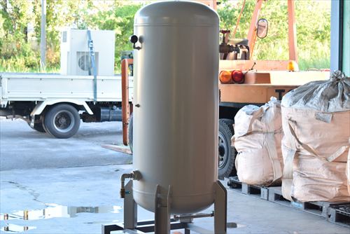 【400L】エアータンク アネスト岩田 SAT-400C-140中古