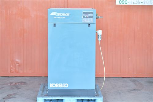 
                【7.5kW】スクロールコンプレッサーコベルコES8AD-6Ⅱ中古