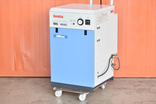 
                【2.2kW】スクロールコンプレッサーアネスト岩田SLP-22中古