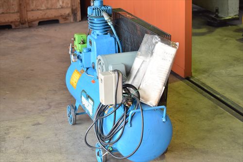 【1.5kW】コンプレッサー 明治機械 G-15CK中古