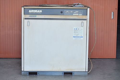 【11kW】スクリューコンプレッサー 北越工業（AIRMAN） SAS11SD-6A中古