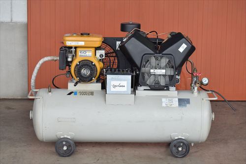 【2.2kW】エンジンコンプレッサー アネスト岩田 TLUE22B-14S中古