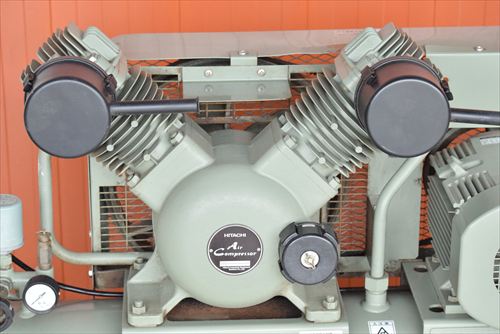 【3.7kW】コンプレッサー 日立産機システム 3.7OP-9.5GB6中古