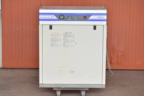 
                【2.2kW】スクロールコンプレッサー日立産機システムSRL-2.2A6中古